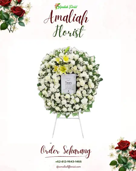 Krans Bunga Duka Sukarame Baru